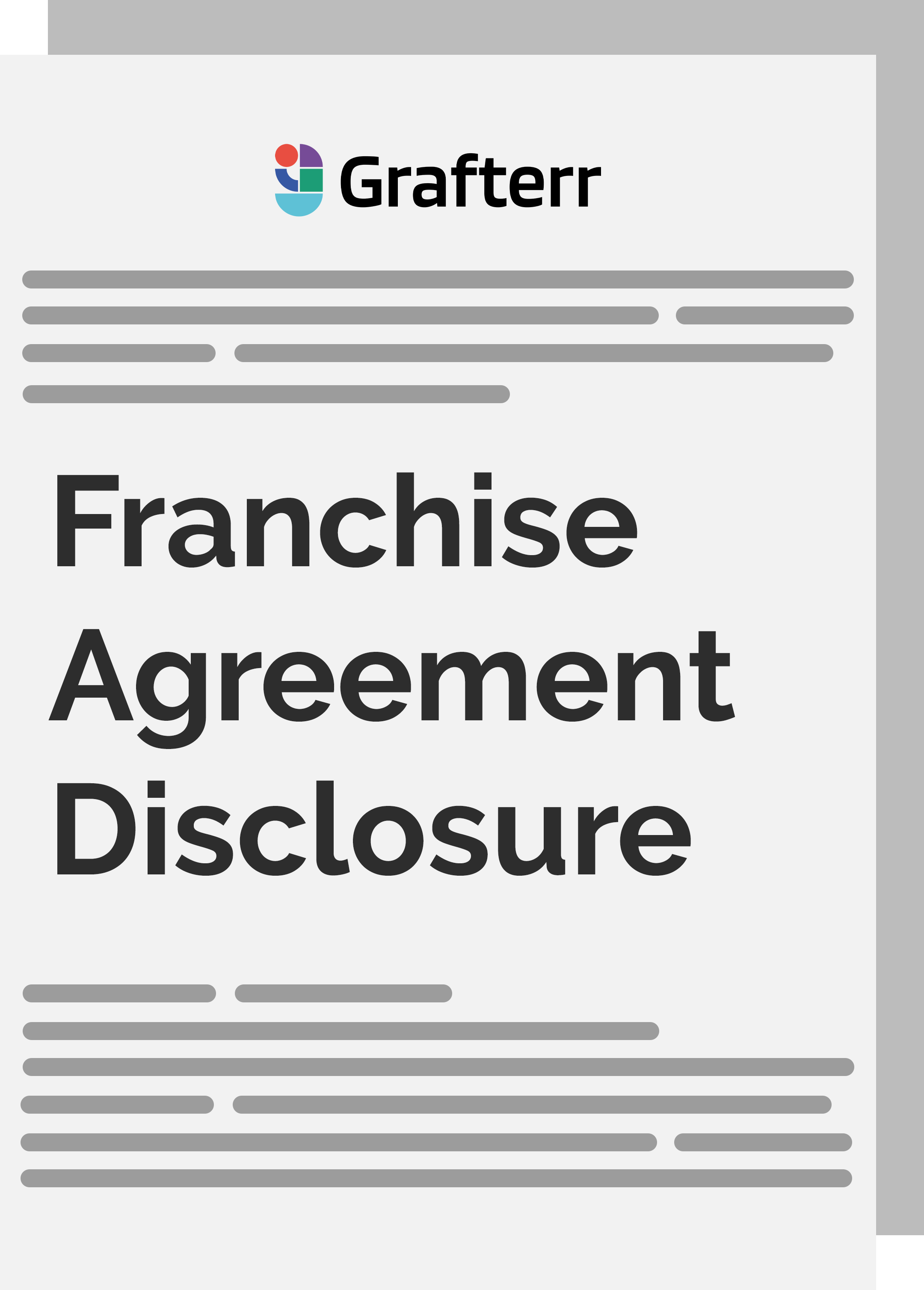 Franchise Agreement Disclosure Document | Grafterr